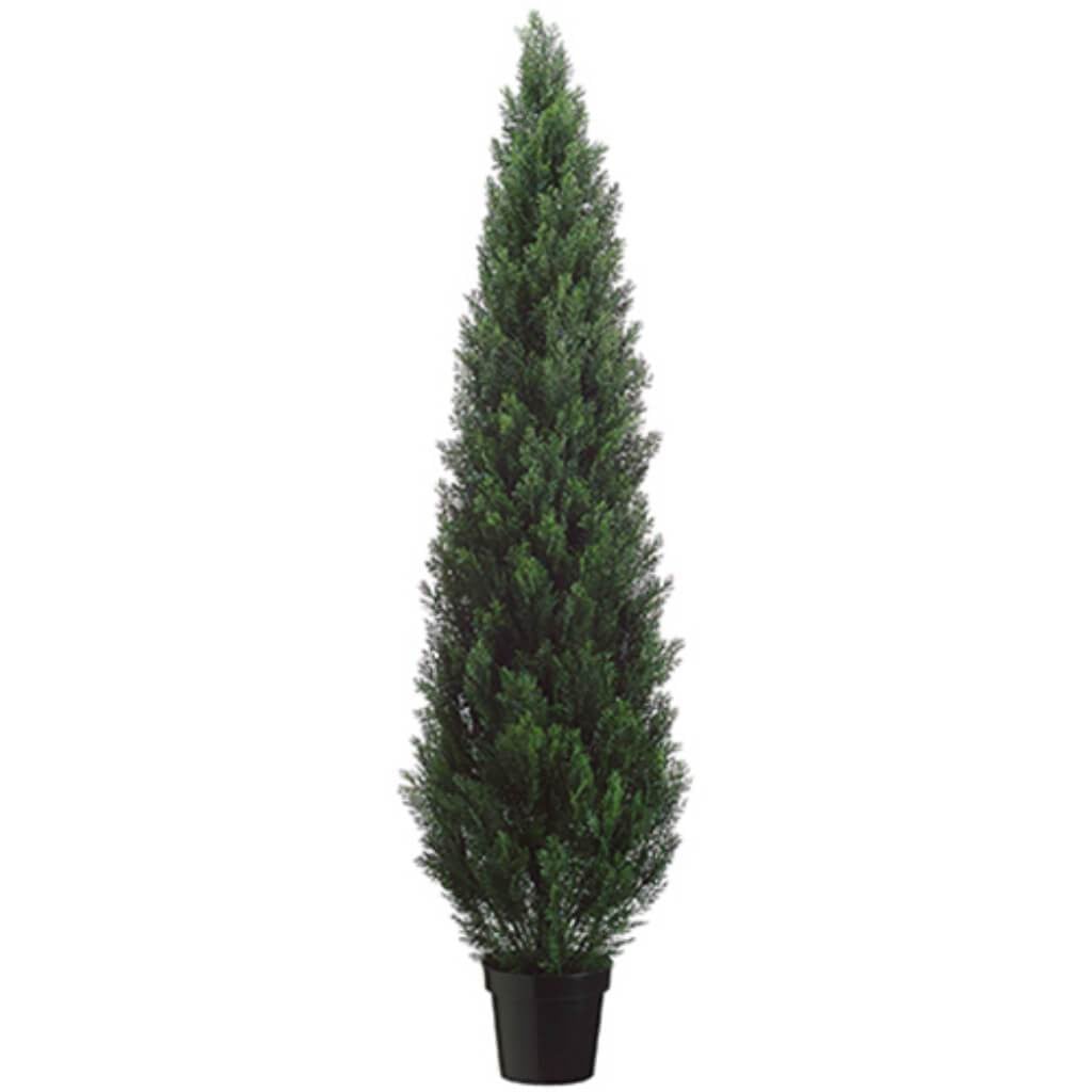 72"Cedar Topiary In Pot(Kd) Gr 