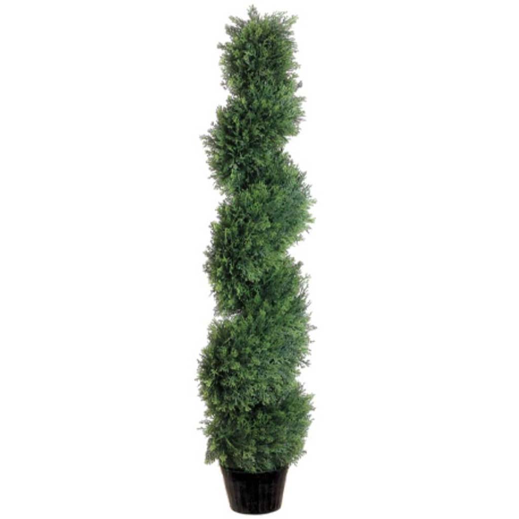 4&#39;Spiral Cedar Topiary(P)Gr 