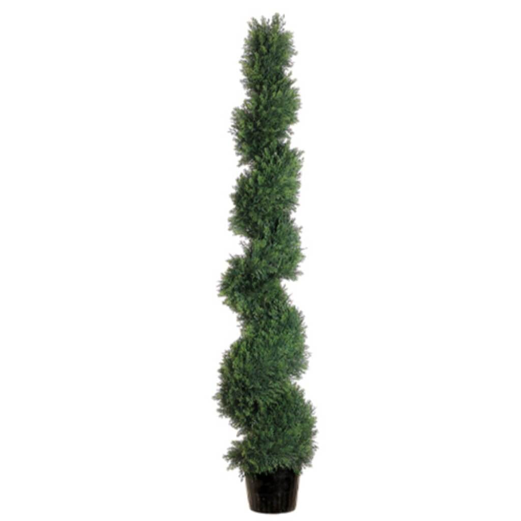 5'Kd Spiral Cedar Topiary(P)Gr 