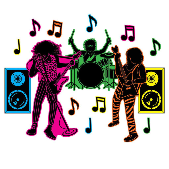 80'S Hair Band Silhouettes 