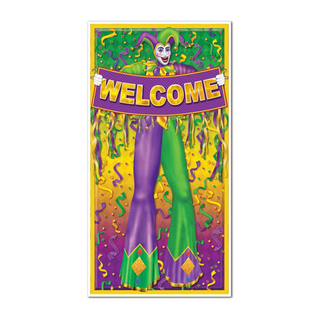 Mardi Gras Door Cover 