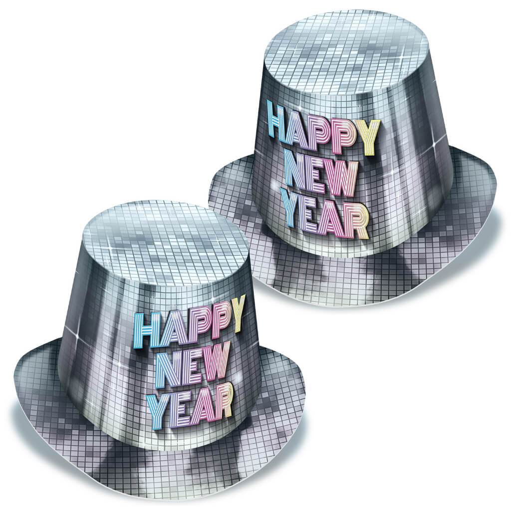 Happy New Year Hats Disco Fever 