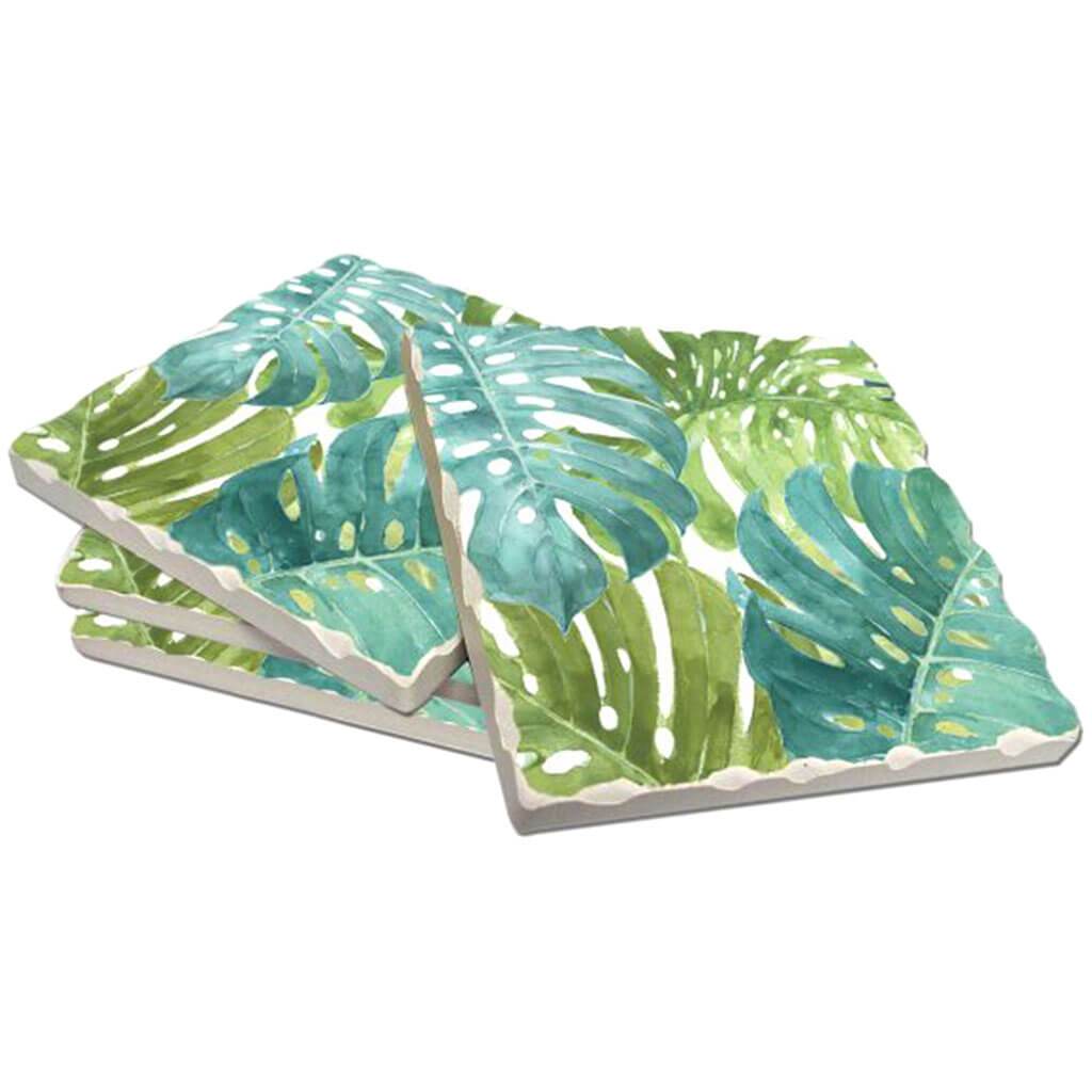 Tumbled Tile Tropical Green