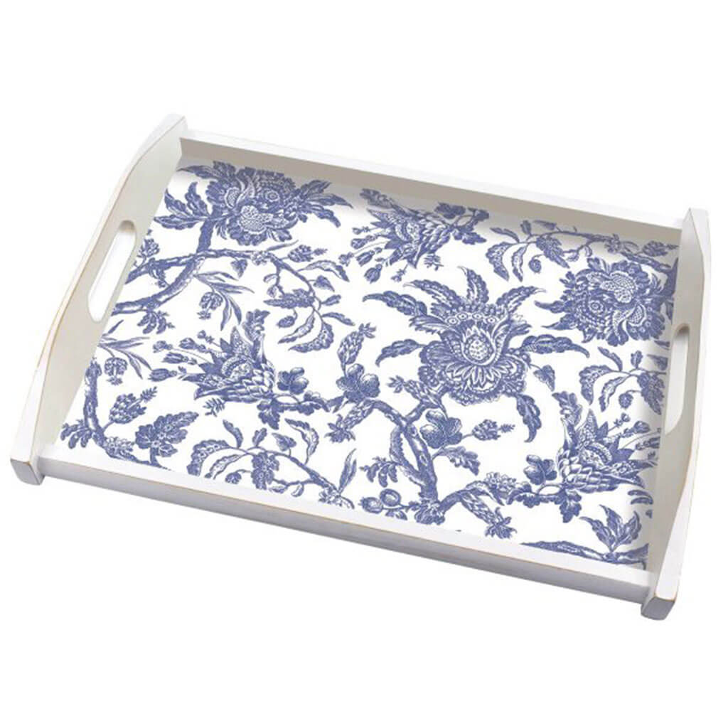 Wooden Tray Arcadia Blue