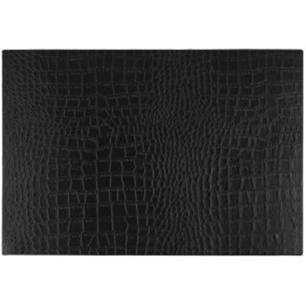 Vinyl Placemat Black Croc