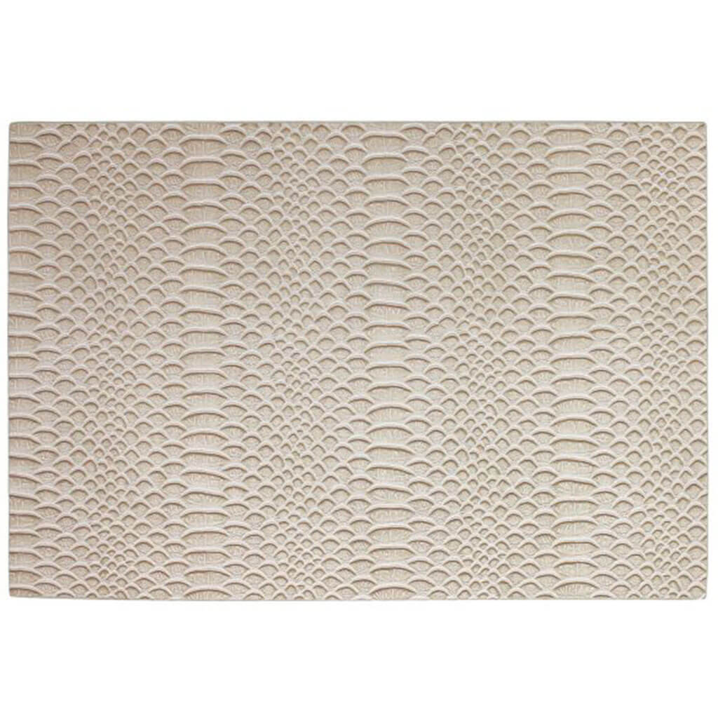 Vinyl Placemat Taupe Snakeskin