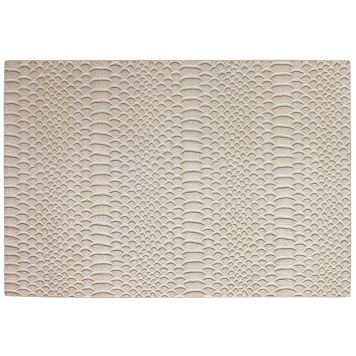 Vinyl Placemat Taupe Snakeskin
