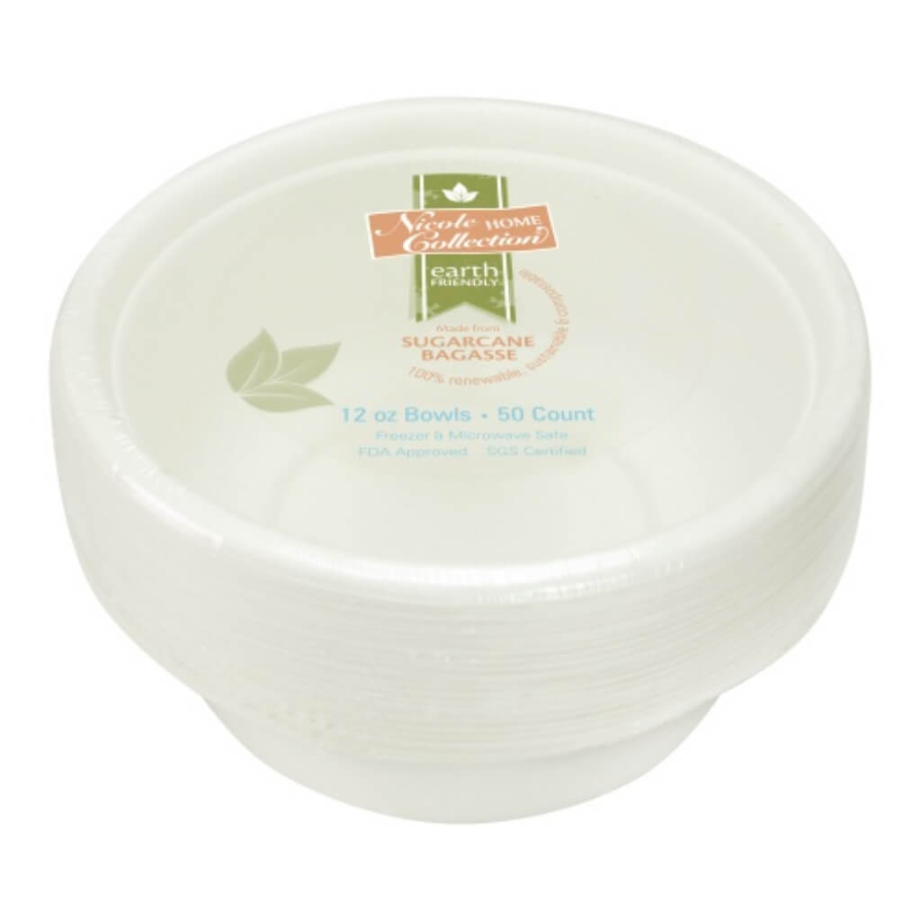 Sugar Cane Earth Friendly 12oz Bowl 50 Count 