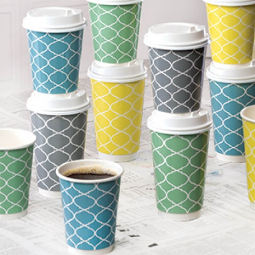 Lattice 16oz Hot Cup with Lid 