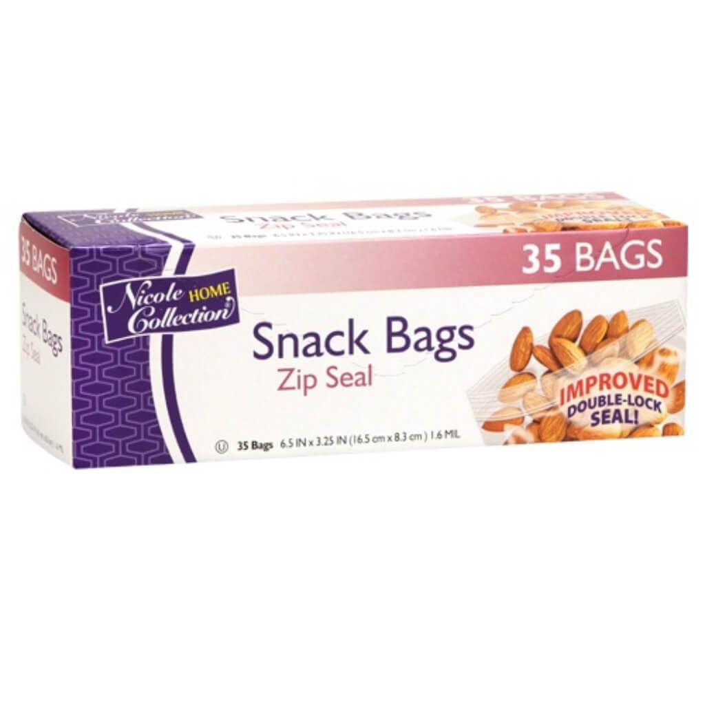 Snack Zip Seal Bags 35 Count 