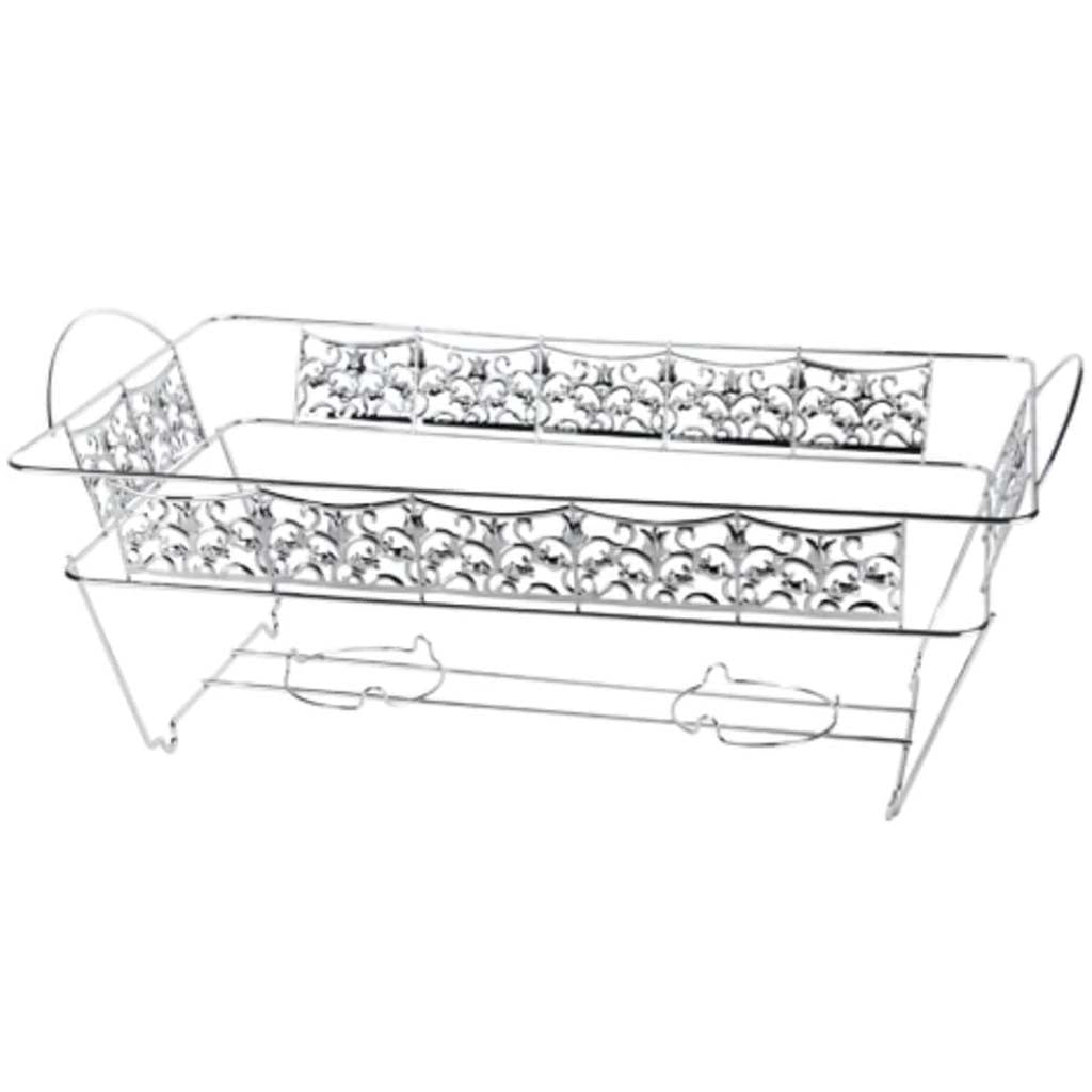 Elements DECORative Chafing Rack Polished Silver 