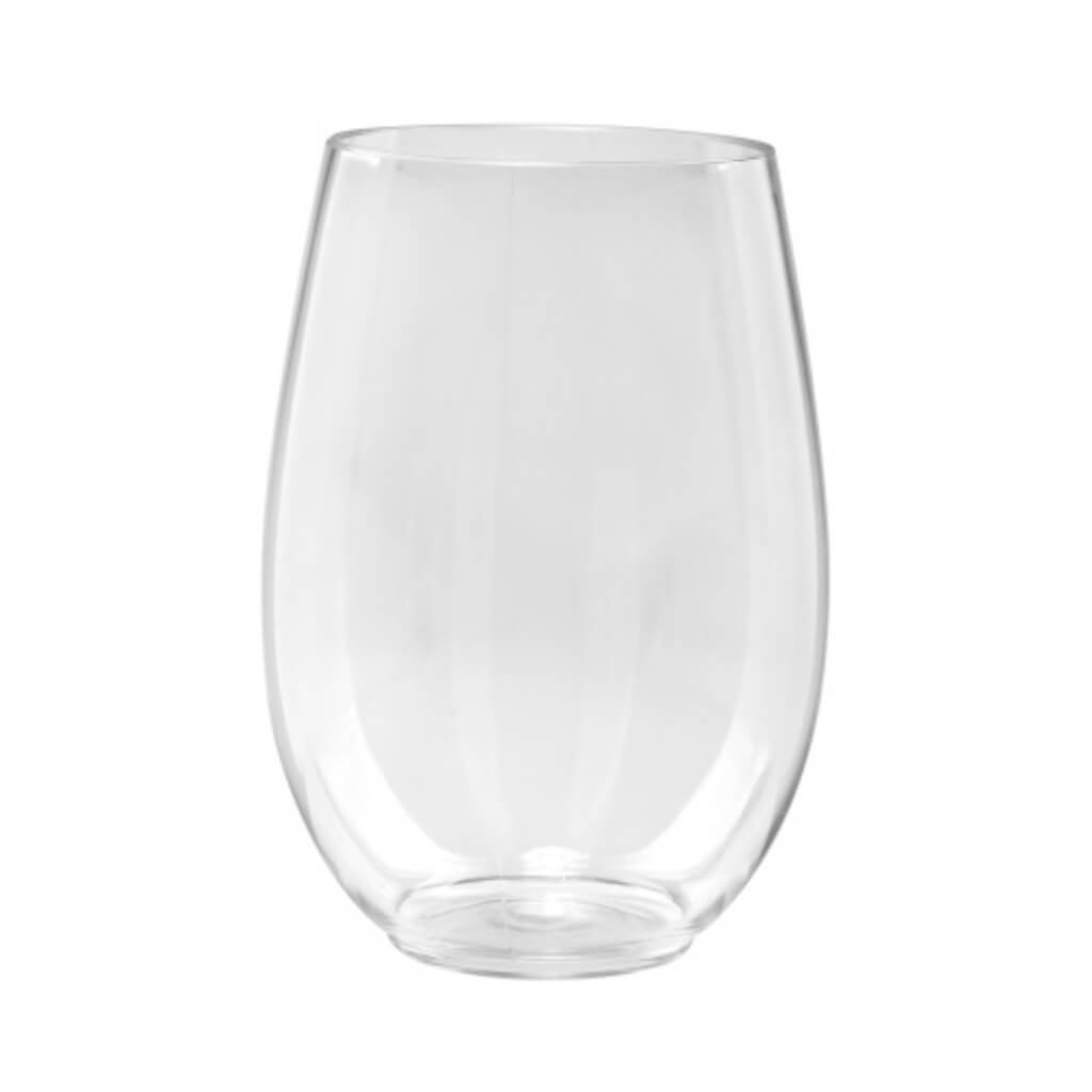 Lillian Stemless Clear Tumbler 16oz, 6ct