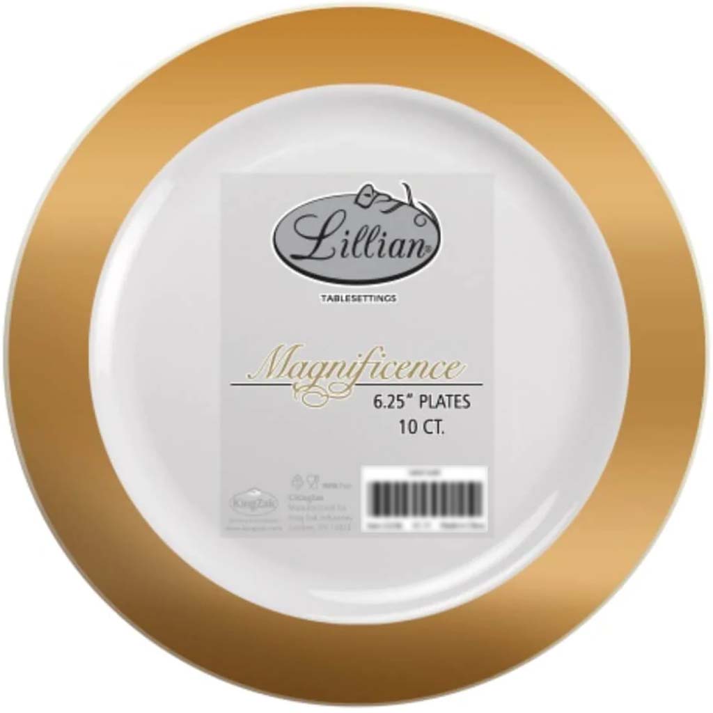 Magnificence Solid Gold 6.25&quot; Plate 