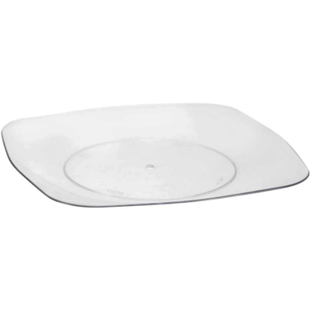 Plate Retro Clear 10.25&quot; 