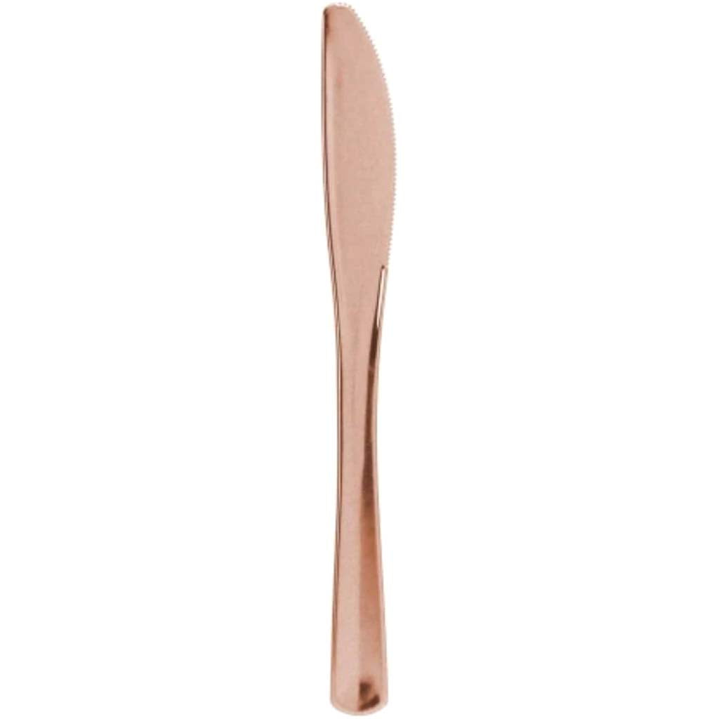 Cutlery Knife Bagged Polished Rose Gold 24 Count 