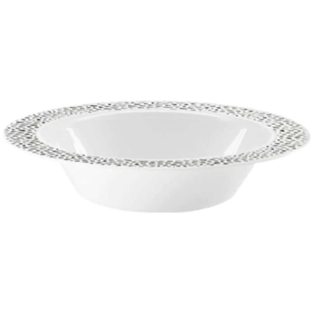 Pebbled Bowl Silver 5oz 