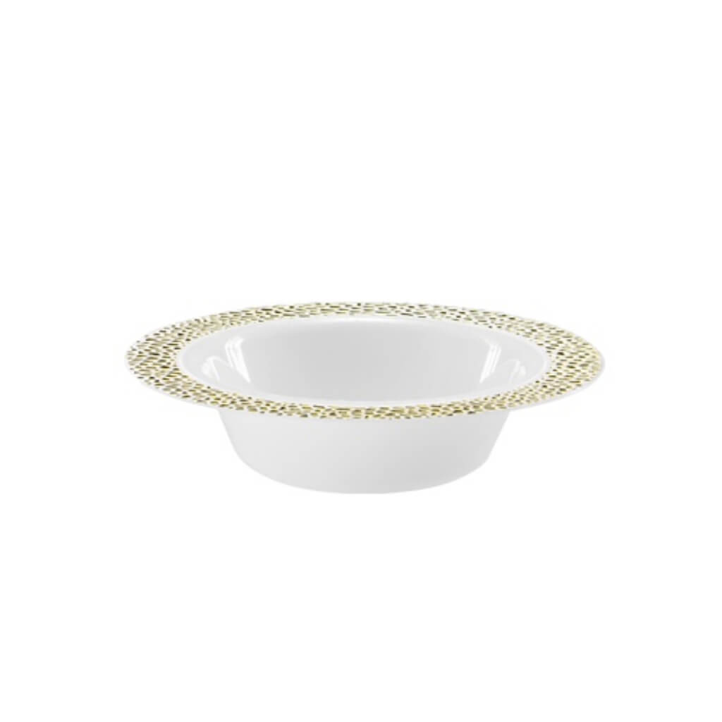 Pebbled Bowl Gold 5oz 