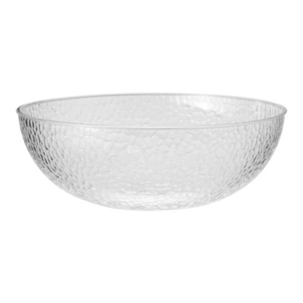 Hammered Clear Bowl 5.2qt, 12in