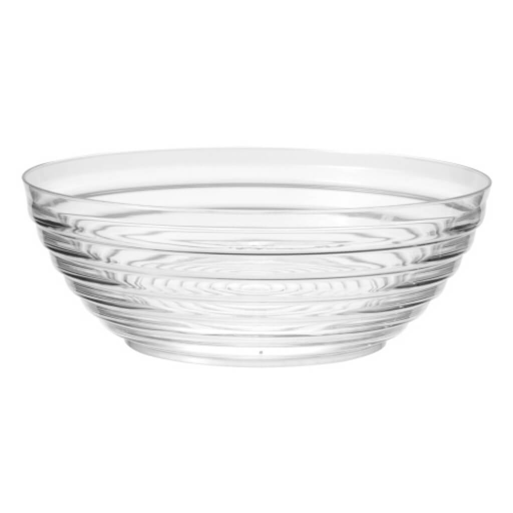 Ringed Clear Bowl 2.5qt, 9.5in