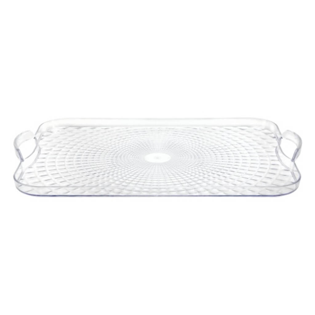 Clear Pixel Tray with Handles , 18in x 13in