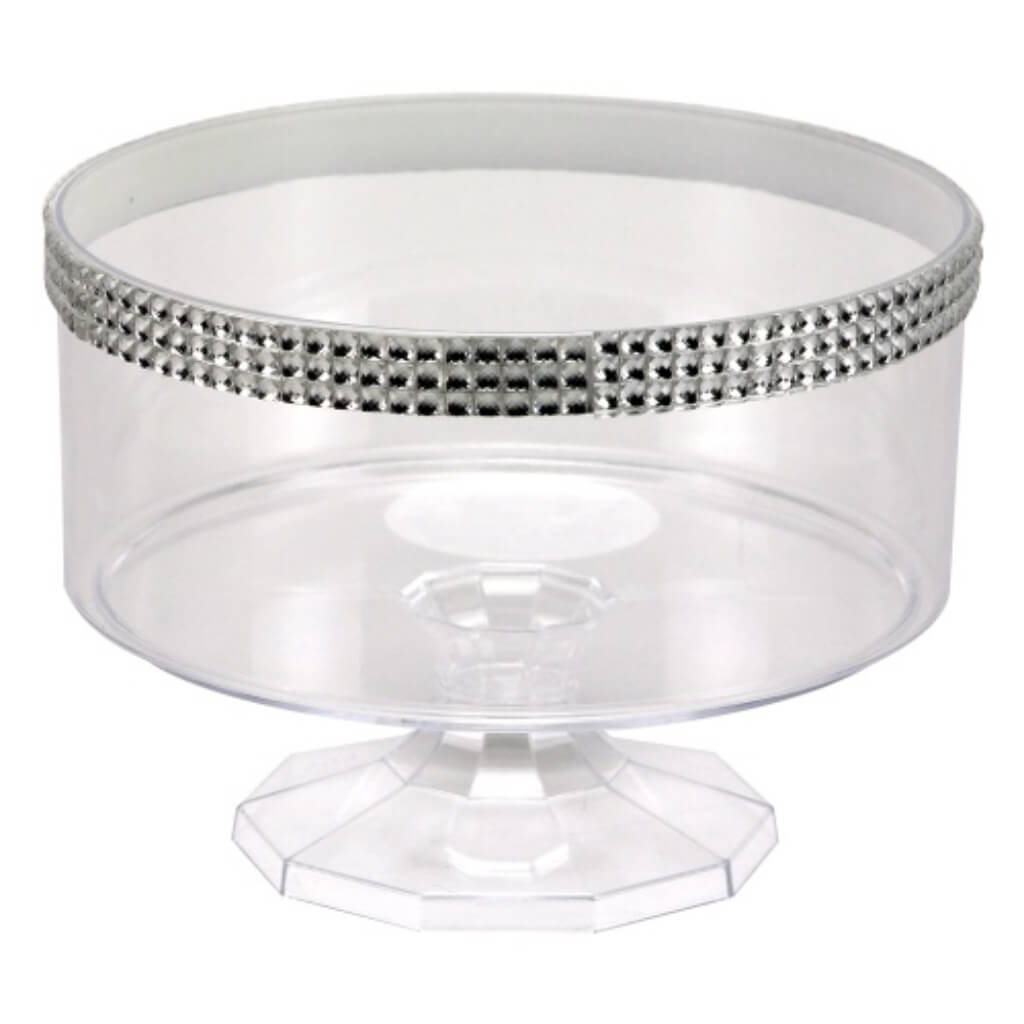 Trifle Small Bowl 40oz Clear Jewel Accent 