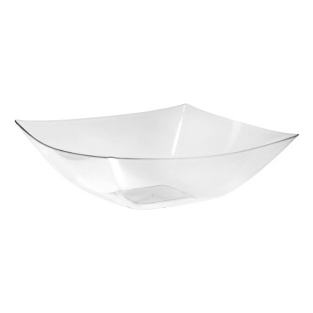 Fluted Bowl 34oz Clear 