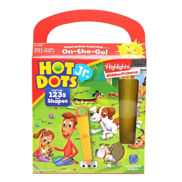 Hot Dots Jr. Learn My 1,2,3's + Shapes With Highlights