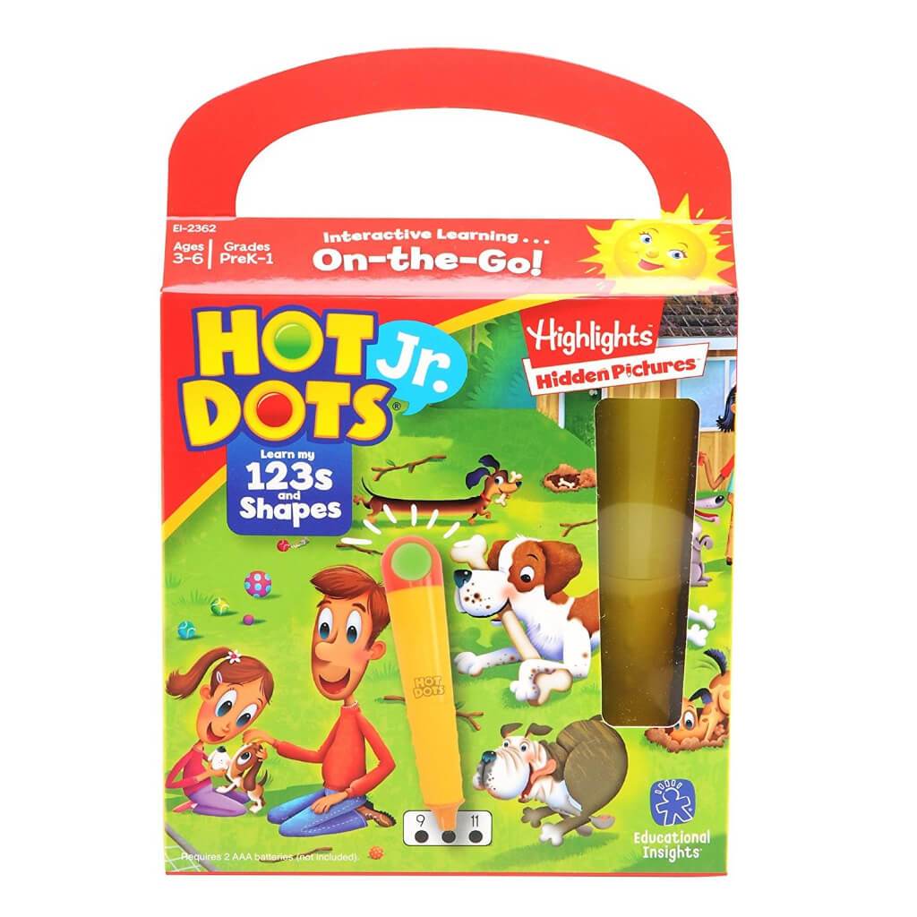Hot Dots Jr. Learn My 1,2,3's + Shapes With Highlights