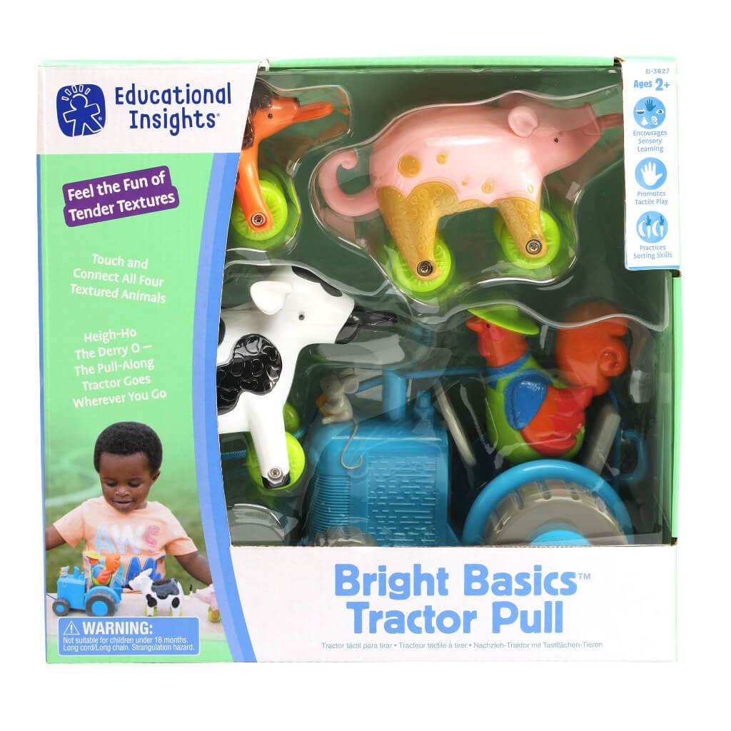 Bright Basics Tractor Pull Toy Developmental