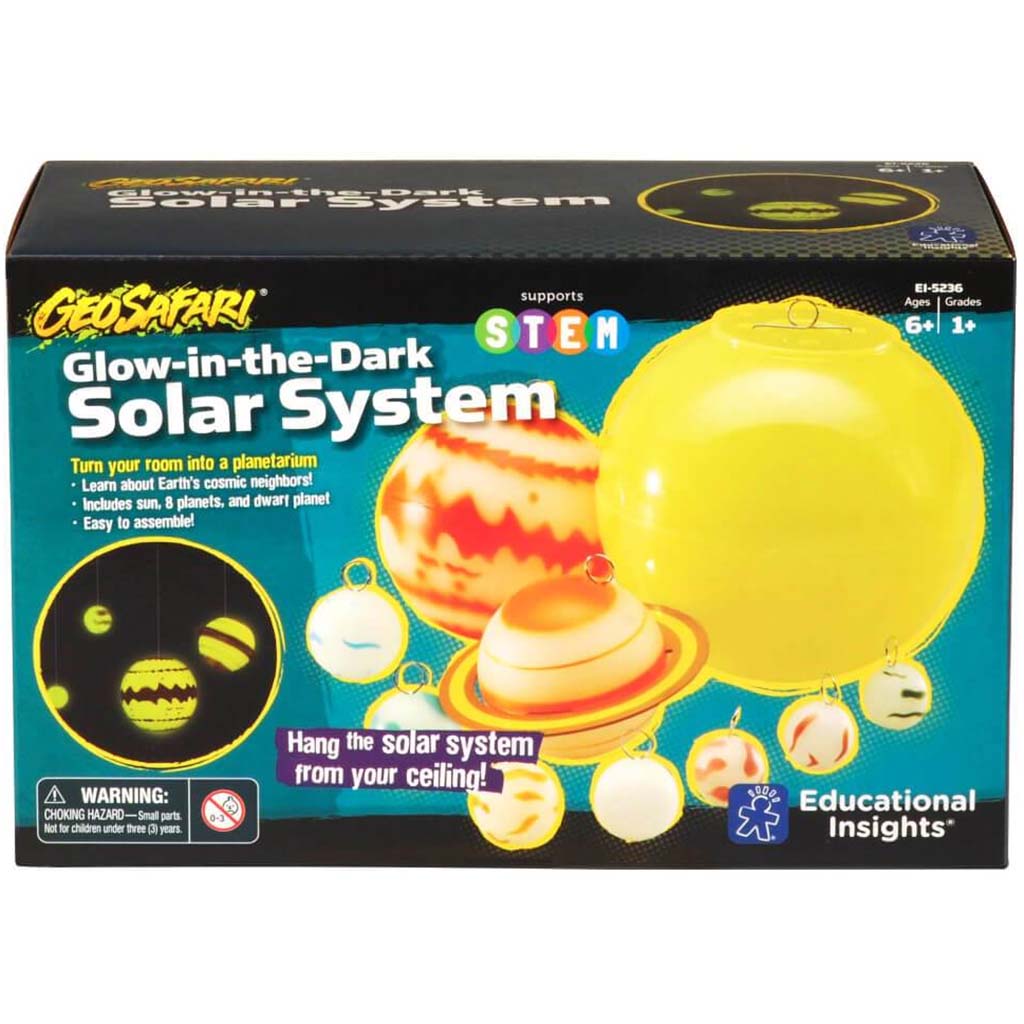 Geosafari Glow-In-The-Dark Solar System