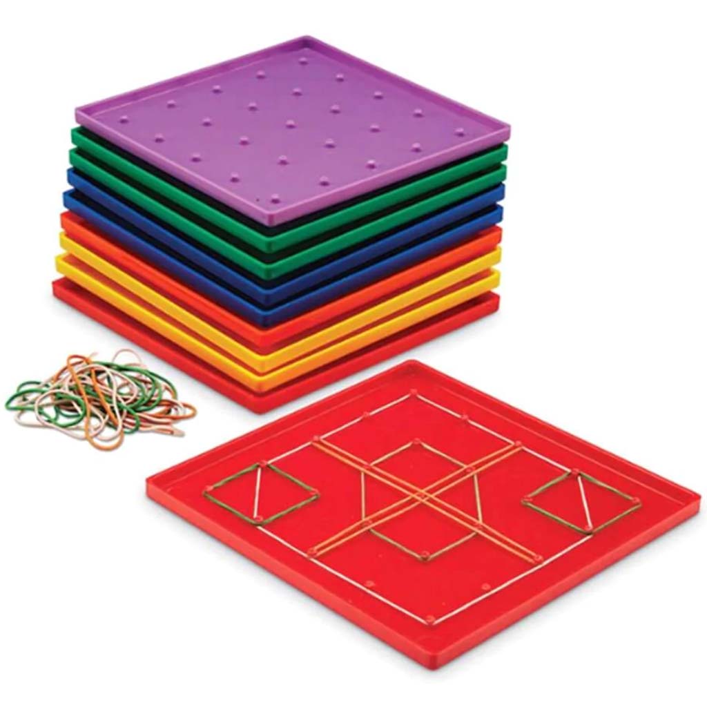Classpack Geoboards 7 Inches Set of 10 
