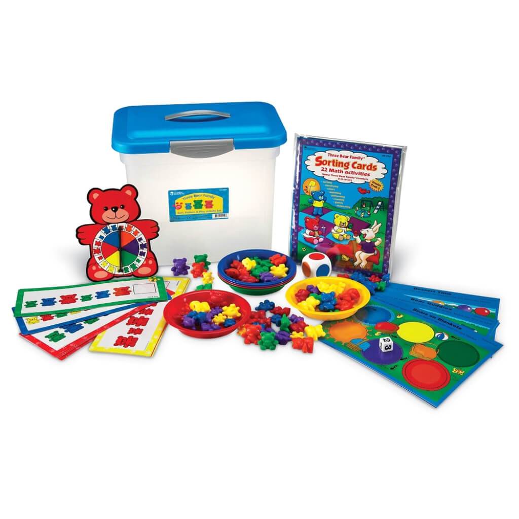 Three Bear Family Sort Pattern &amp; Play Activity Set 
