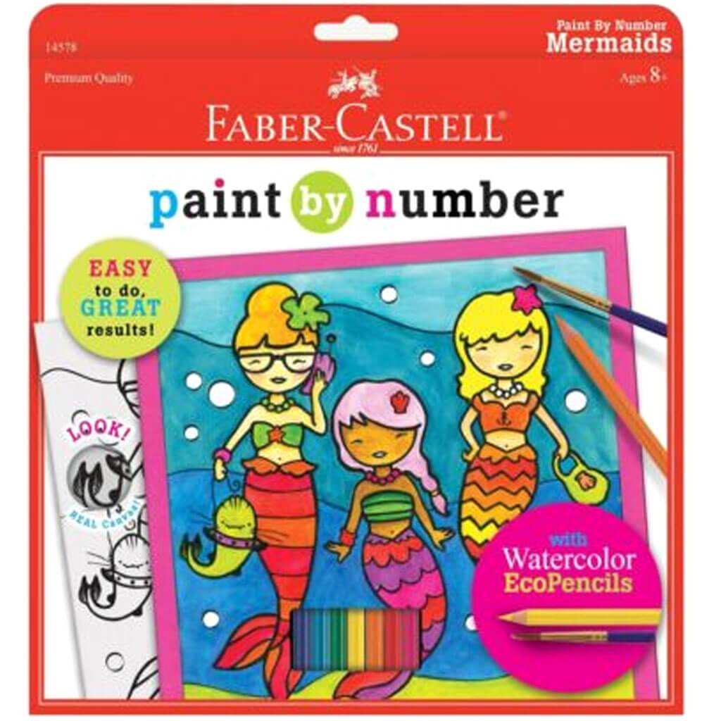 Faber Castell Paint By Number Mermaids