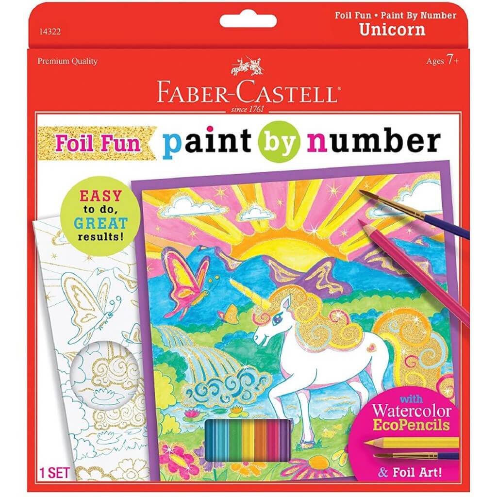 Faber Castell Paint By Number Foil Fun