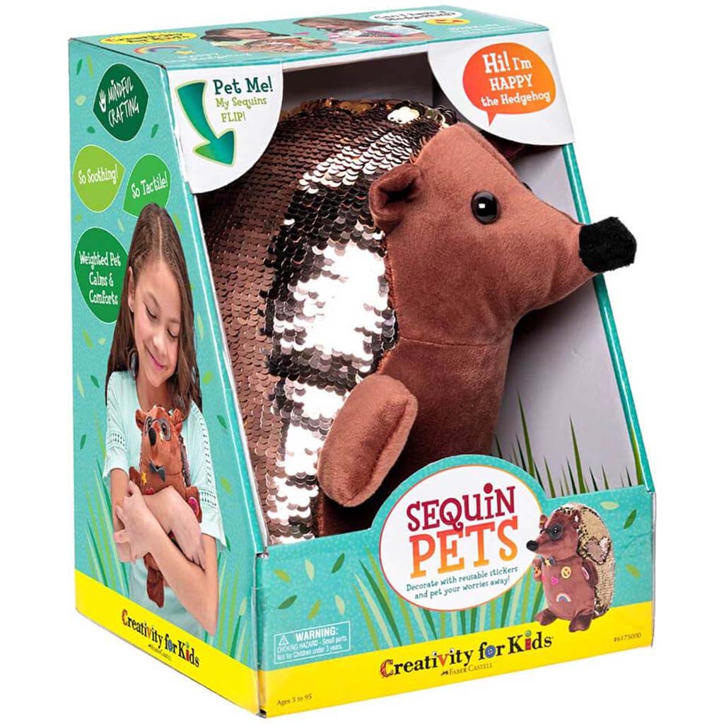 Sequin Pets Happy the Hedgehog