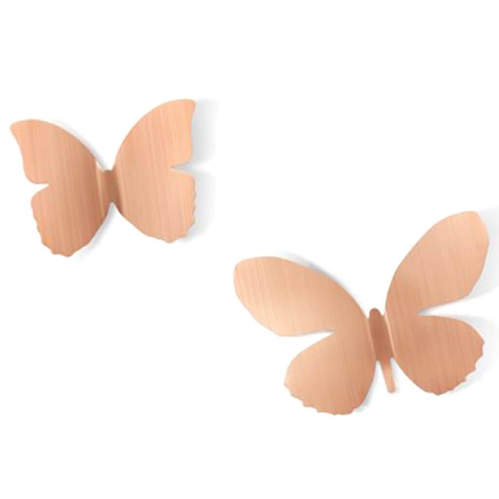 Metal Mariposa Wall Deco Copper