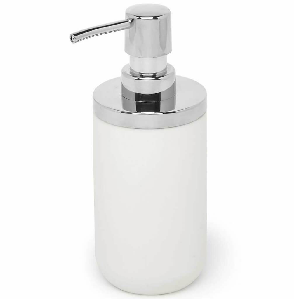 Junip Soap Pump Chrome-White