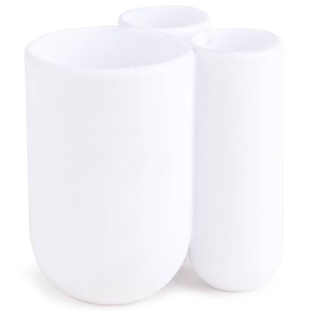 Touch Organizer / Toothbrush Holder White