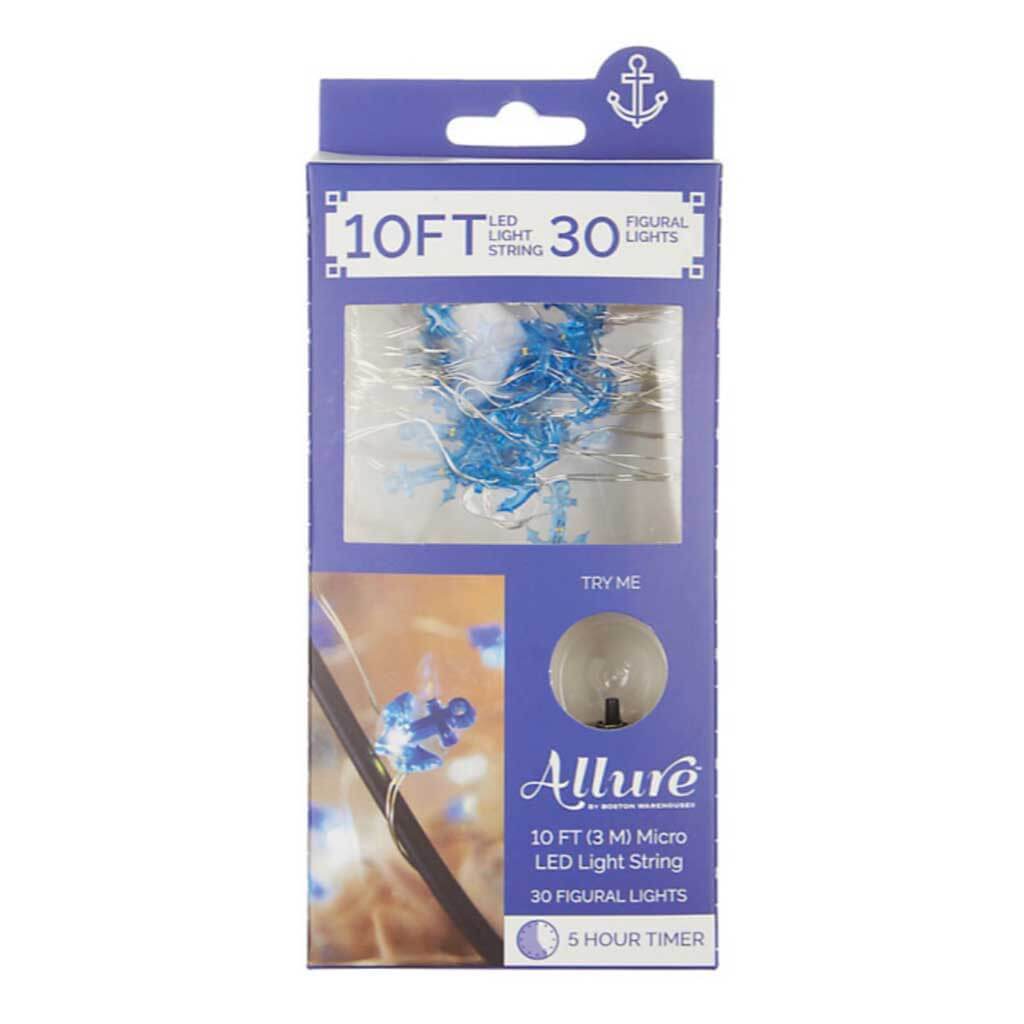 30 LED Blue Anchor 10ft