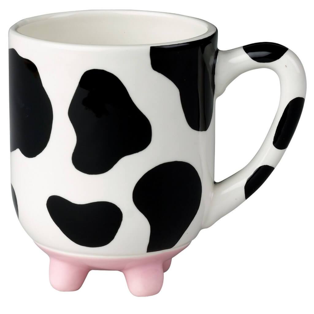 Udderly Cow Mug with Non-skid Silicone Feet