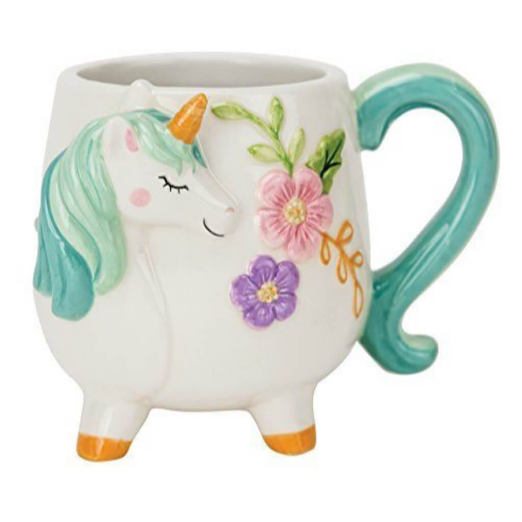 UNICORN MUG TURQUOISE MUG 18OZ 