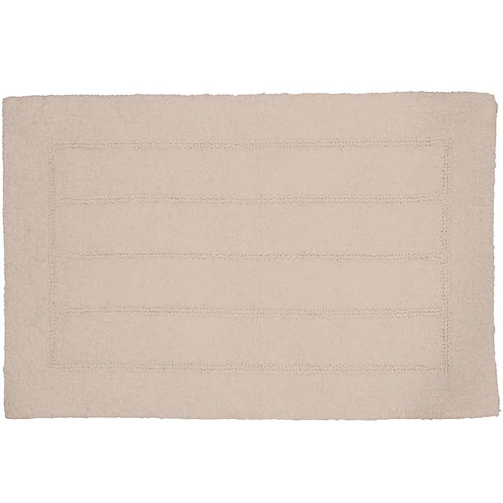 Reversible Luxe Cotton Bath Mat Natural, 20in x 32in
