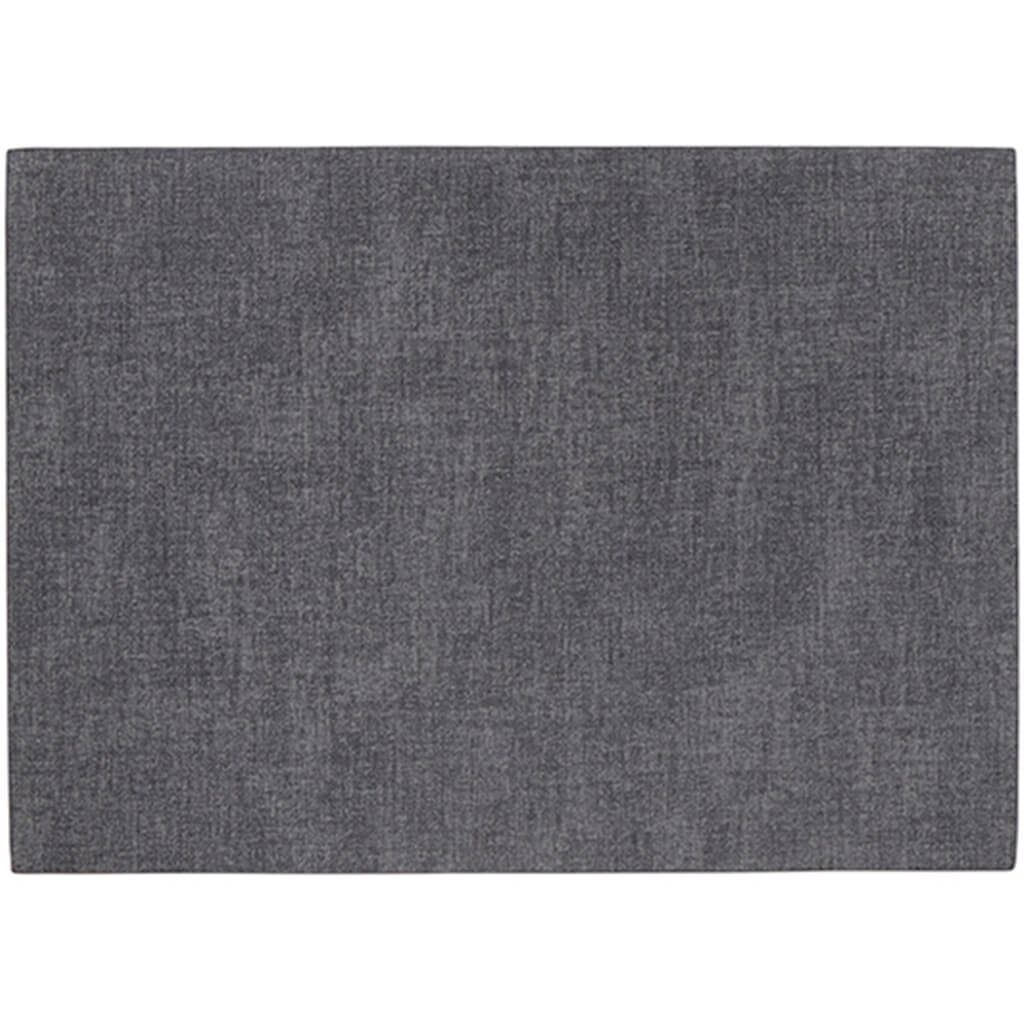 Percept Vinyl placemat Charcoal, 13in X 18in