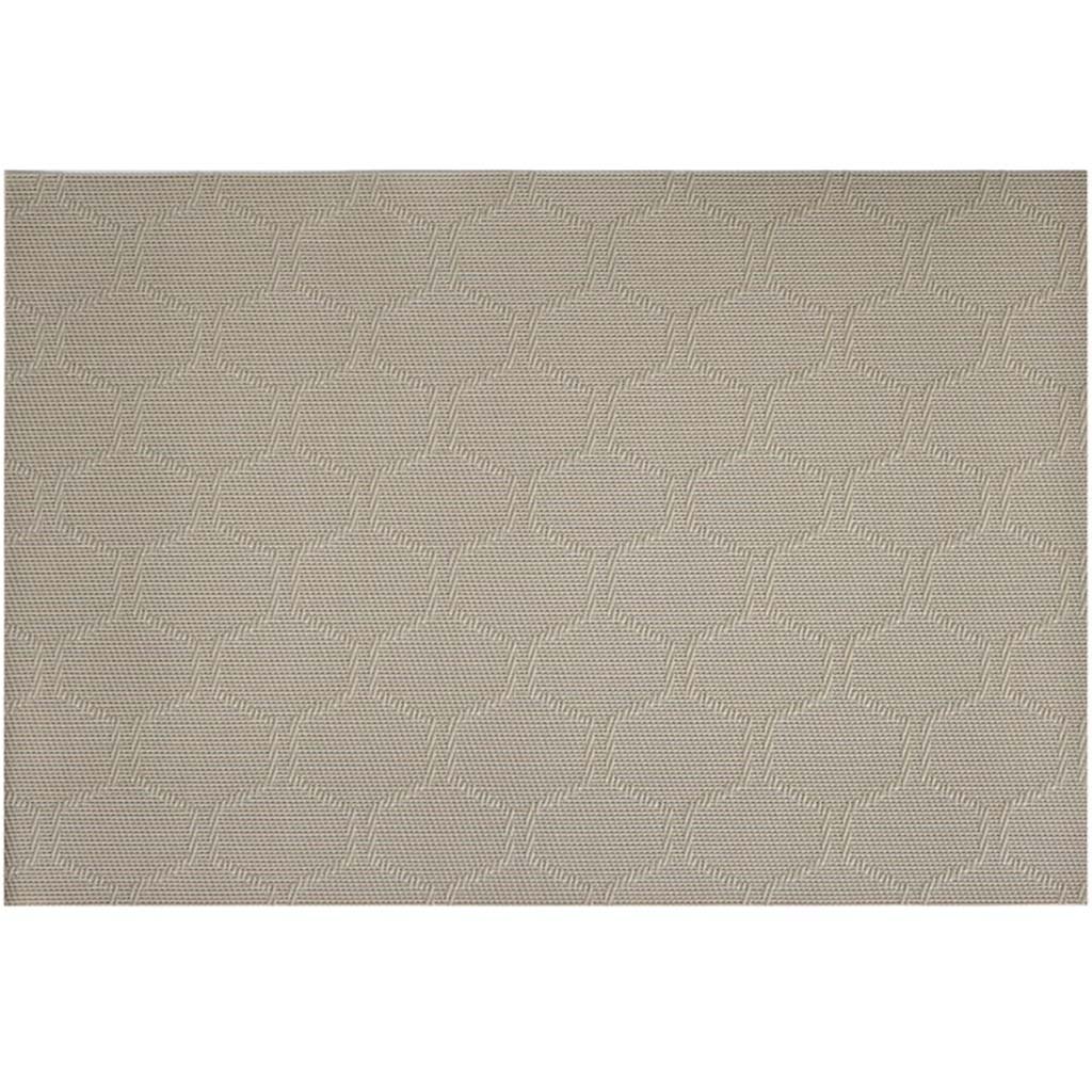 Honeycomb Vinyl Placemat Champagne, 13in X 19in