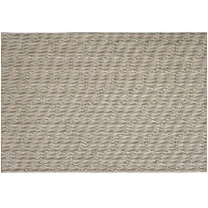 Honeycomb Vinyl Placemat Champagne, 13in X 19in