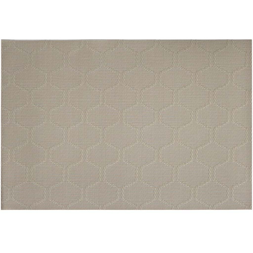 Honeycomb Vinyl Placemat Champagne, 13in X 19in