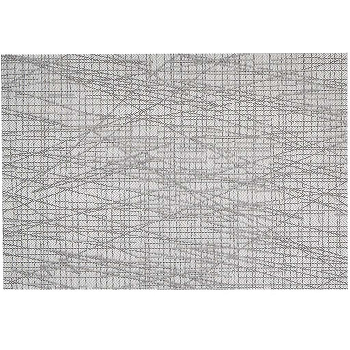 Scratch Vinyl Placemat Charcoal, 13in X 19in