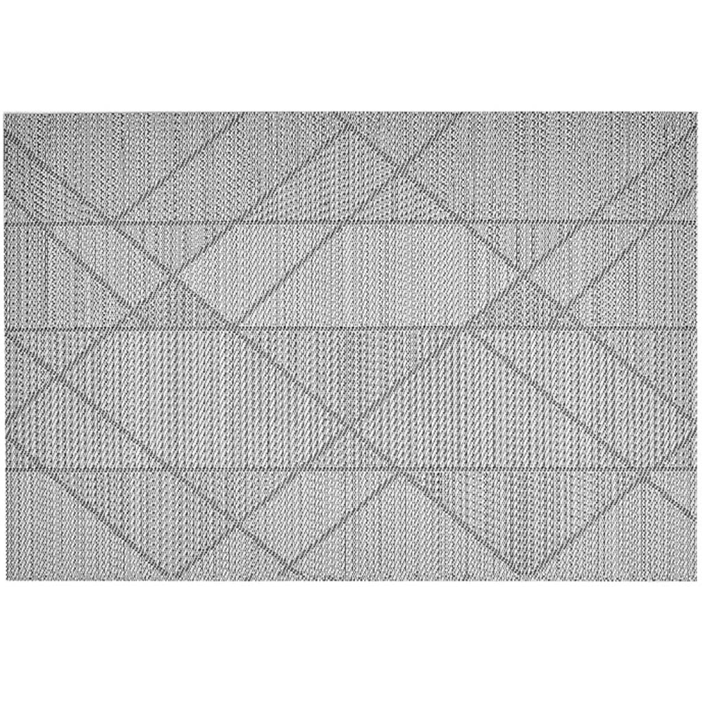 Plata Vinyl Placemat Black, 13in X 19in