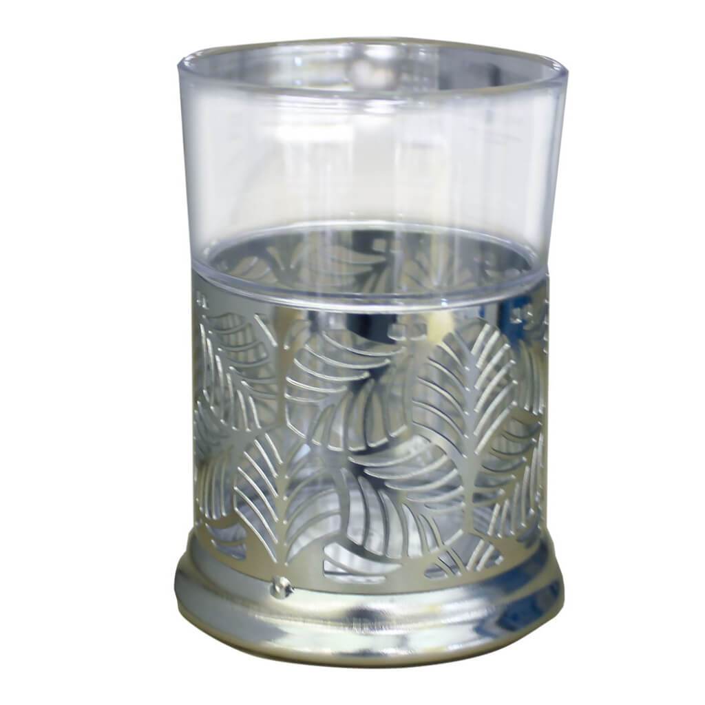 FAUNA TUMBLER CLEAR/BRUSHED NI 