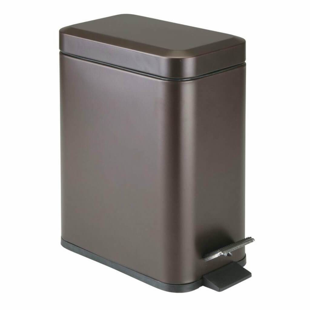 RECTANGLE STEP CAN 5L BRONZE 